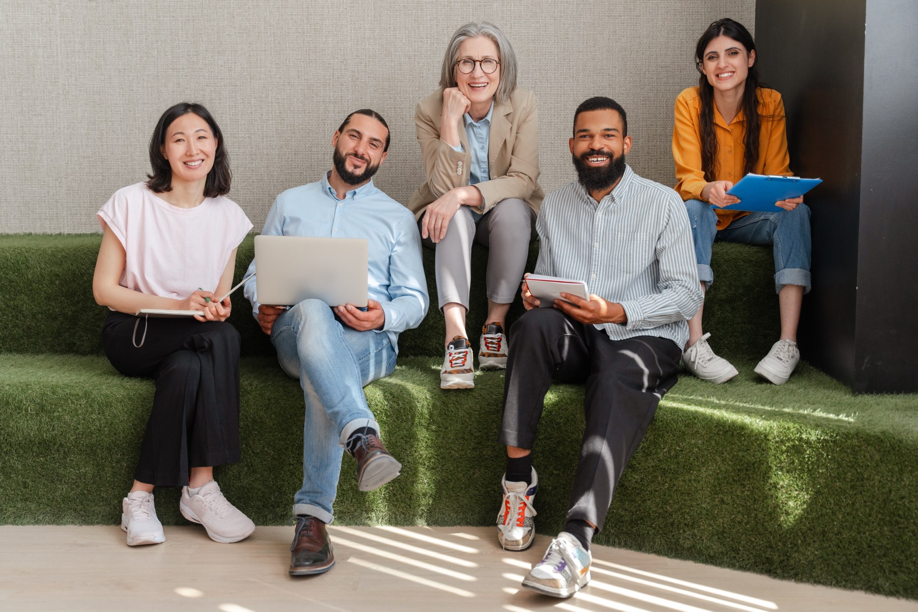 The Maxify team collaborating together